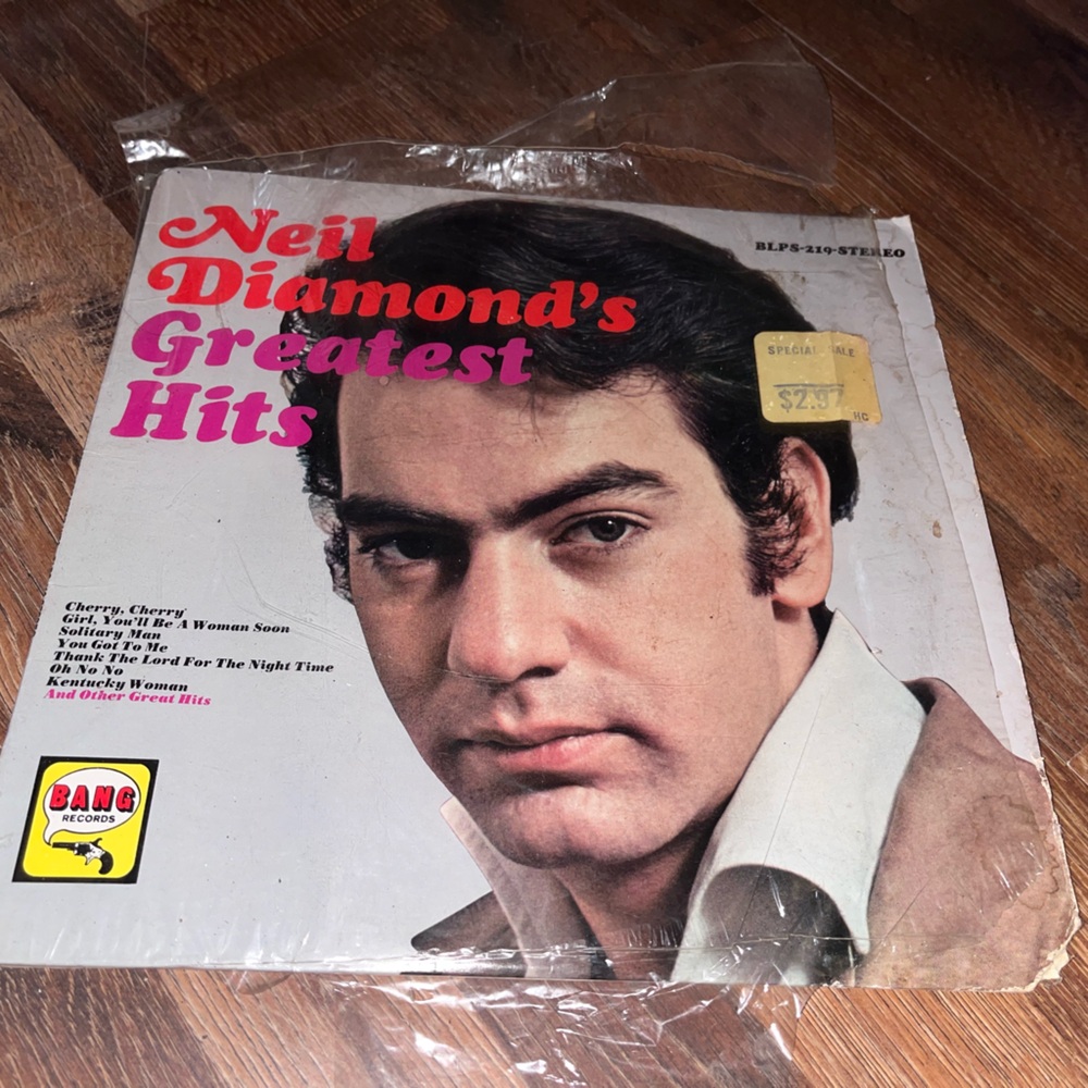 Neil Diamond's Greatest Hits Vinyl Record